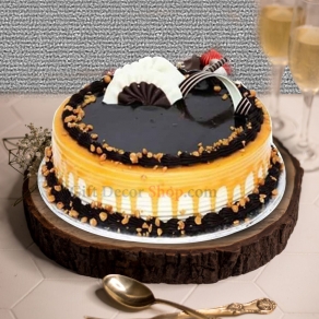 Butter Scotch Creamy and Chocolate Cake Cakes Online Delaware